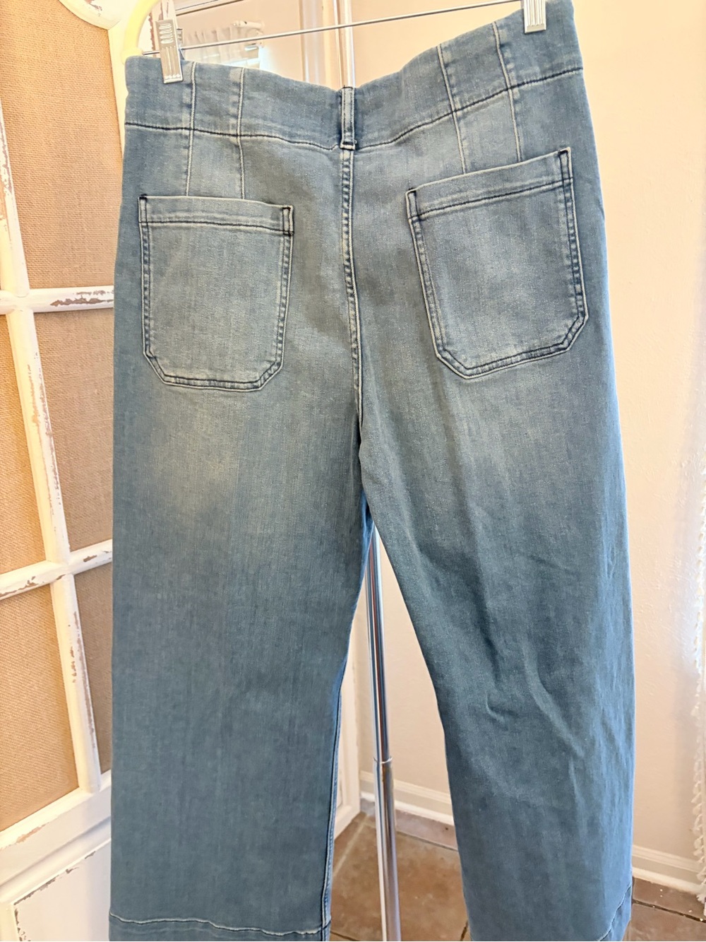 Anthropologie NWT Maeve The Colette Cropped Jeans Medium Wash Size 31 - Picture 4 of 10